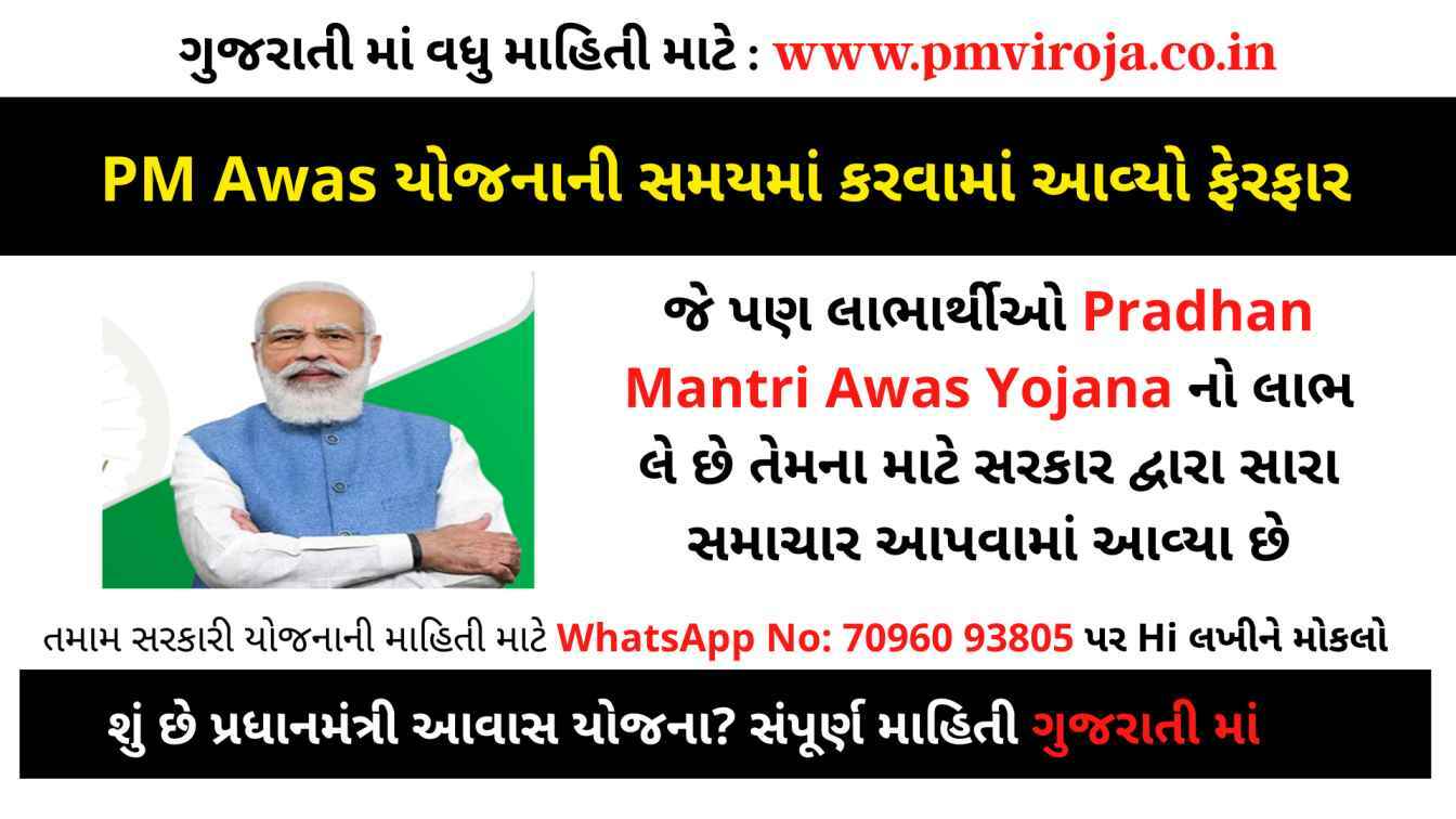 પ્રધાનમંત્રી આવાસ યોજનાની સમયમાં કરવામાં આવ્યો ફેરફાર | PM Awas Yojana 2022-2023 2 PM Awas Yojana News 2022 | pm awas yojana 2022 list | pm awas yojana 2022-2023 | pm awas yojana 2022 apply online | pm awas yojana 2022 list Gujarat | pmayg.nic.in report | pradhan mantri awas yojana eligibility | pmay nic in