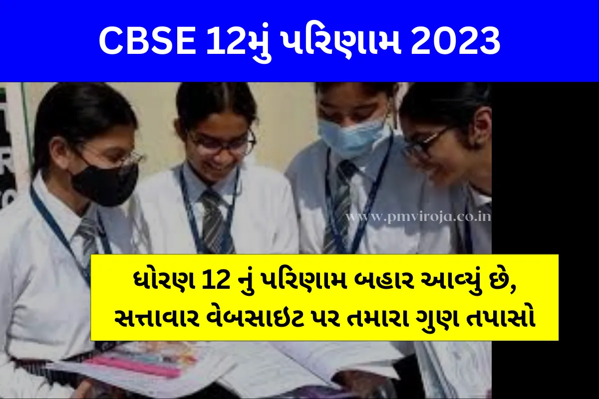 CBSE 12th Result 2023 : cbse.gov.in પર ધોરણ 12 નું પરિણામ બહાર આવ્યું