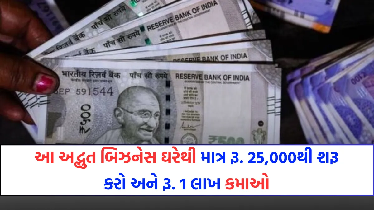 Small Scale Business Ideas: આ અદ્ભુત બિઝનેસ ઘરેથી માત્ર રૂ. 25,000થી શરૂ કરો અને રૂ. 1 લાખ કમાઓ 6 Small Scale Business Ideas In India