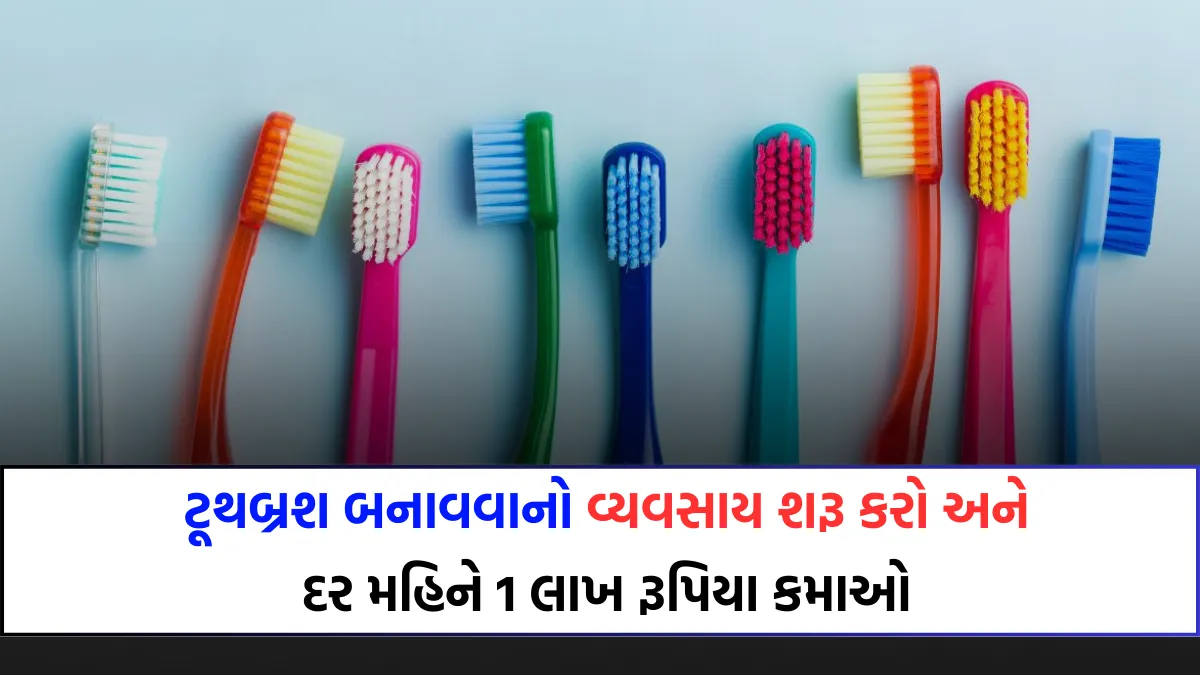 Toothbrush Making Business Idea: ટૂથબ્રશ બનાવવાનો વ્યવસાય શરૂ કરો અને દર મહિને 1 લાખ રૂપિયા કમાઓ 1 Toothbrush Making Business Idea
