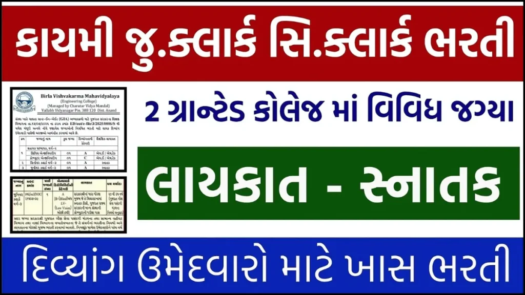 Gujarat Law College Recruitment 2025